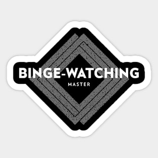 Binge-Watching Master Sticker